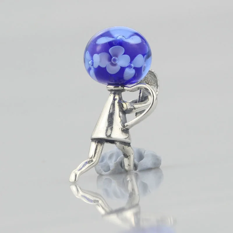 Arrival Courting Flowers Beads Charms 925 Sterling Silver Compatible Fit Troll European Brand Bracelet Jewelry Gift For Woman (4)
