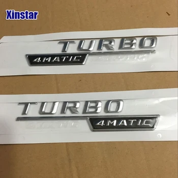 

2pcs/lot 4MATIC TURBO Badge Emblem Car body sticker for Mercedes Benz Amg w117 cla45 w205 c63 w212 e63 w207 w176 a45 x156 gla45