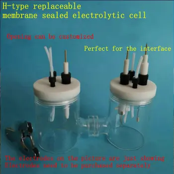 

Customized H-type electrolytic cell/H-type exchangeable membrane sealed electrolytic cell/H-type sealed electrolytic cell