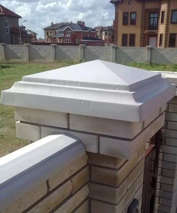 Купить Колпаки На Столбы Забора Из Кирпича