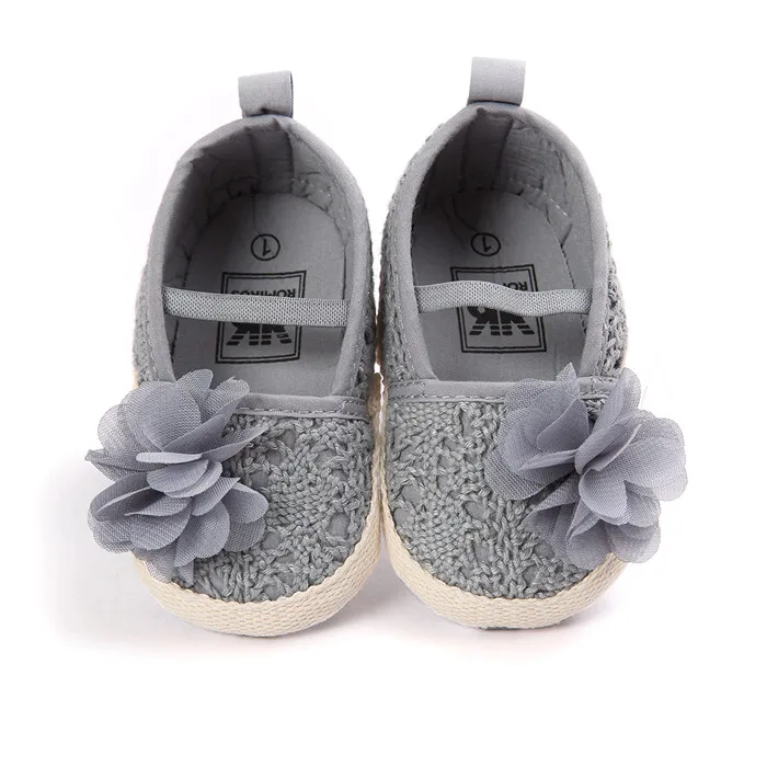 Обувь для девочек Весна лето новорожденных девочек цветок принцесса прекрасные обувь для малышей 0~ 18 месяц bx303