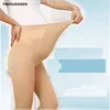 Spring Autumn Velevt Tights For Pregnant Women Adjustable High Waist Maternity Pantyhose U-shaped Belly Support Sock 5