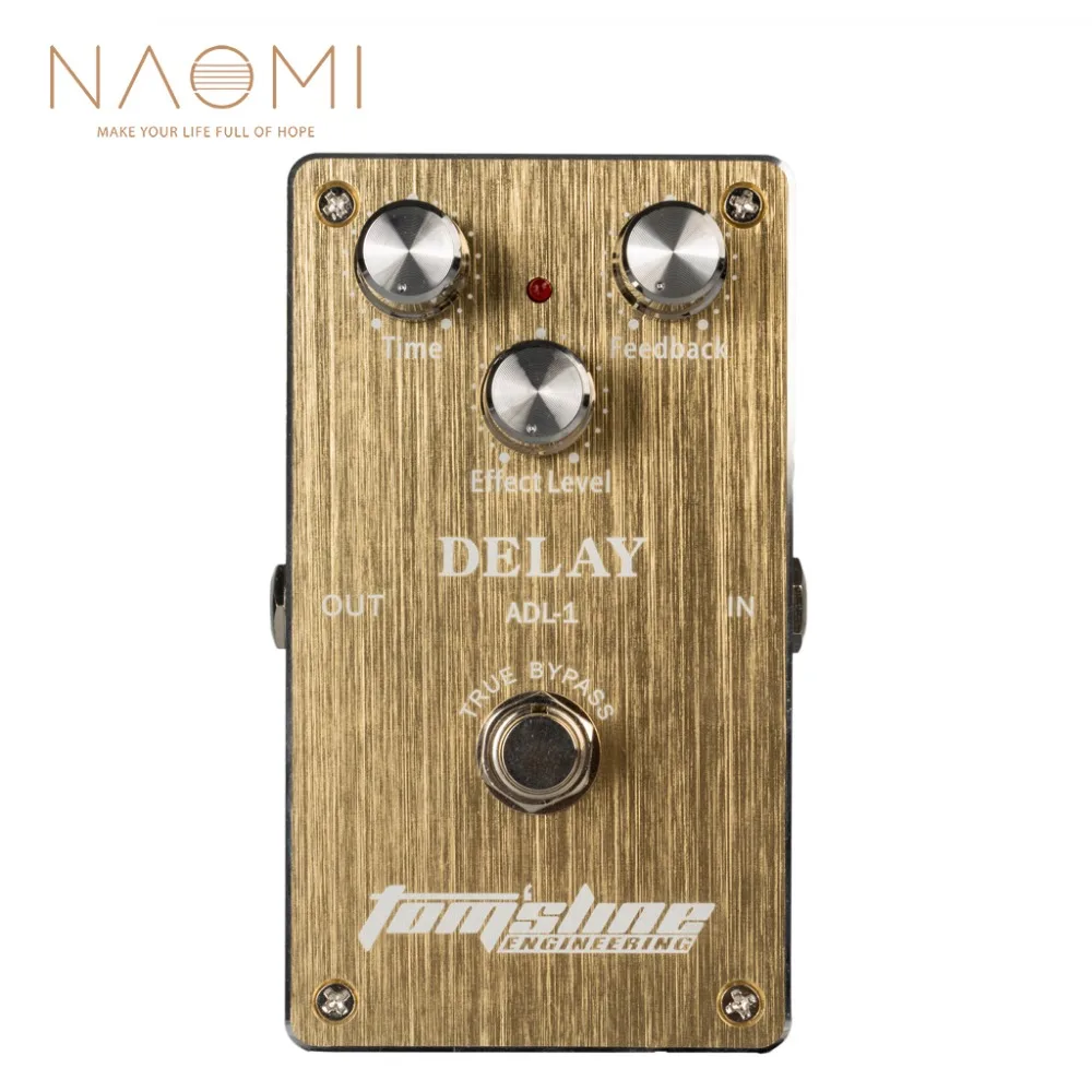 

NAOMI Guitar Effect Pedal Electric Guitar Delay Pedal Delay Effect Pedal ADL-1 True Bypass Guitar Parts Accessories New
