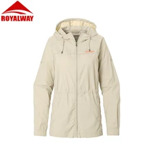 Royalway с длинными рукавами быстросохнущая походная футболка для альпиниста# RQL1163D