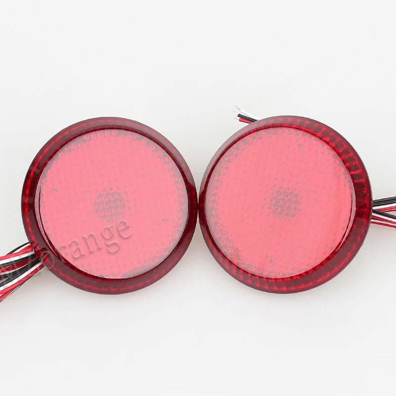 

MZORANGE 1 pair 6.8cm Car LED Tail Rear Bumper Reflector Light Brake Stop Lamp For Toyota Corolla 2007 2008 2009 2010