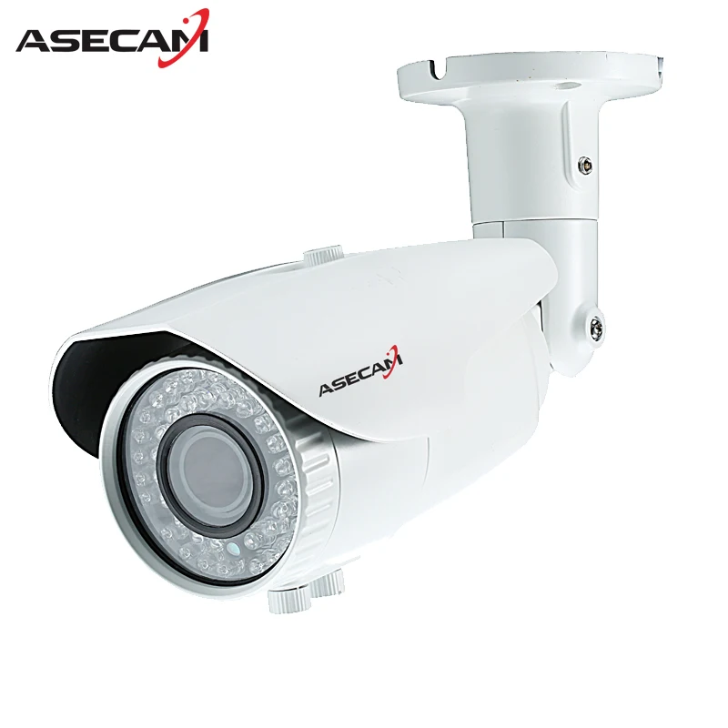 

New Super 3MP CCTV 1920p Zoom 2.8~12mm Lens Varifocal HD AHD Camera 42* LED IR Waterproof White Metal Bullet Video Surveillance