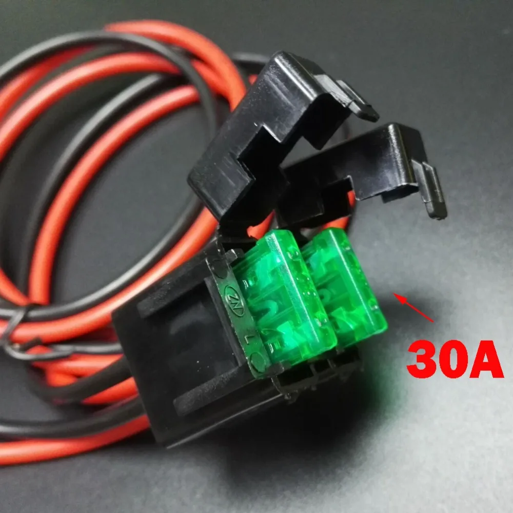 30A Fuse Short Wave Power Supply Cord Cable For Yaesu FT-857D FT-897D IC-725A Radio Accessories Repair (6)