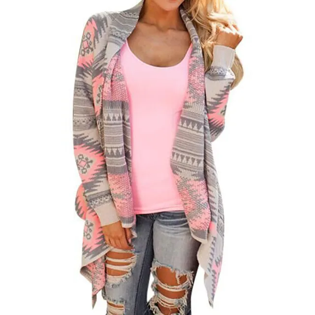 womens printed cardigans
