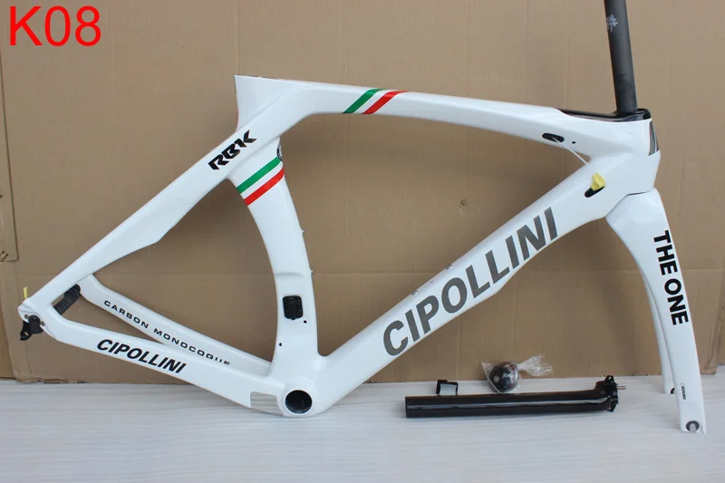 Discount 2018 newest carbon road bike frame black grey Cipollini RB1K THE ONE Carbon Road Frame free shipping di2 bike carbon road frame 31