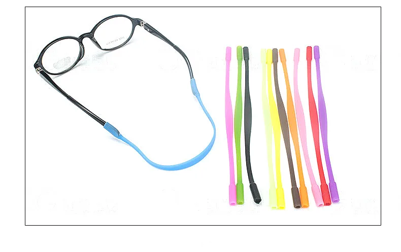 SUEF 1 шт. 20 см Высокое качество Гибкие Силиконовые Нескользящие очки Веревка для детей эластичные очки слинг для детей вечерние подарки@ 1