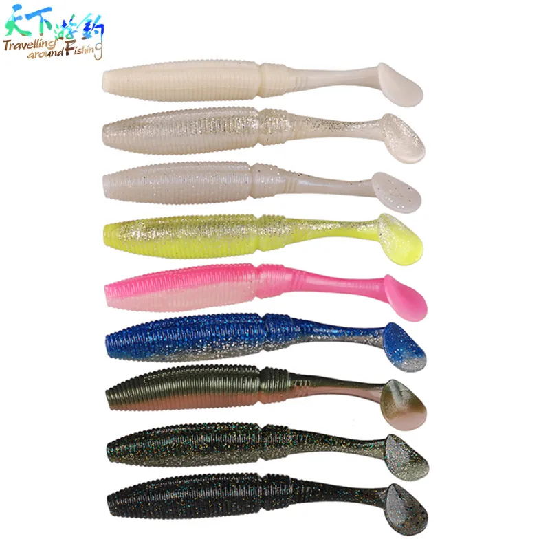 Soft Fishing Lure 12cm 5Pcs/lot Silicone Baits Soft Lures Leurres