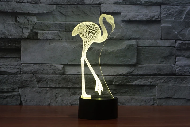 3d led night light lamp