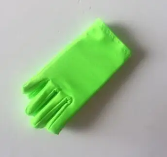 DKBLINGS 10 пар белая перчатка перчатки для представлений для студентов белые танцевальные Детские командные танцевальные перчатки - Цвет: green