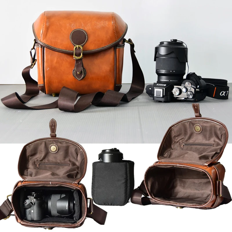 Ретро сумка для камеры чехол Panasonic lumix FZ1000 FZ80 FZ2500GK GX85 LX100 GX1 GX7 FZ2500 LZ20 LZ35 FZ72 FZ100 FZ45 FZ200