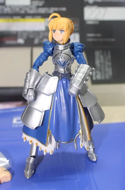 Игрушка мечты аниме Fate stay night Figma227 Ubw Zero Saber Knight Girl Arthur ПВХ фигурка коллекция игрушек куклы 15 см