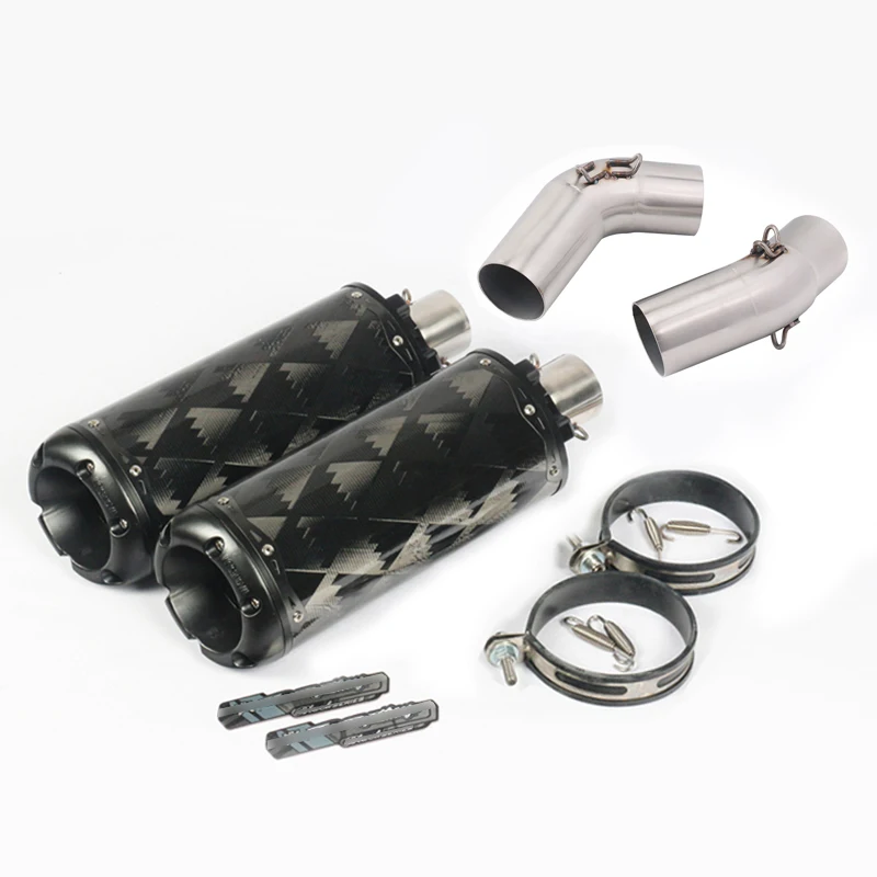 Monster 696 695 795 выхлопная труба для мотоцикла глушитель Escape Kit Mid Link Pipe для Ducati Monster 696 695 795 796 1100