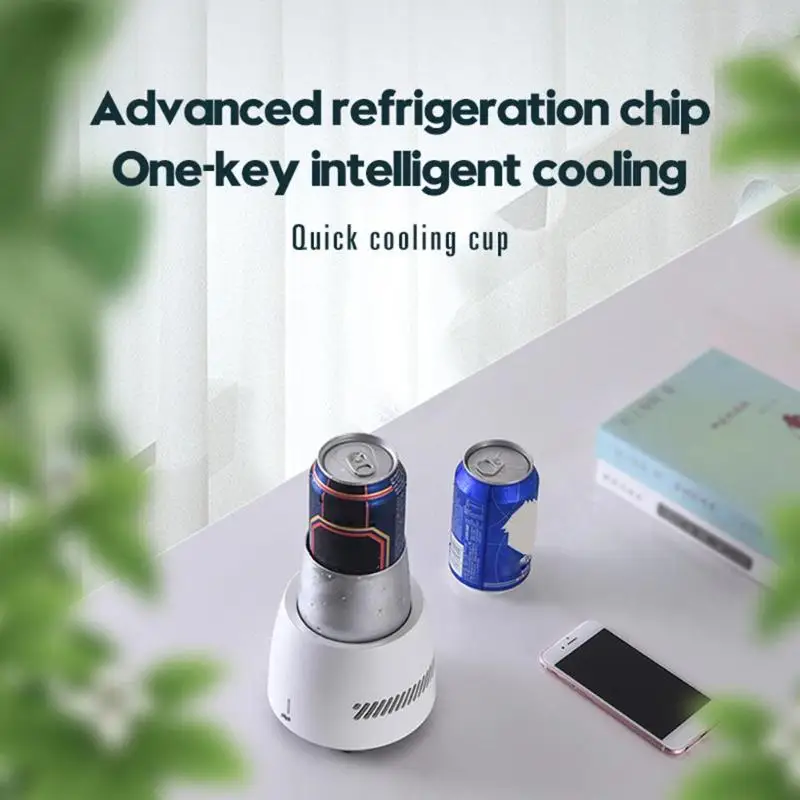 Мини холодильник с USB новейшие холодильники чашки мгновенным охлаждением