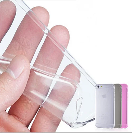 Free shipping font b 2018 b font new Crystal Clear Soft Silicone Transparent TPU Case cover