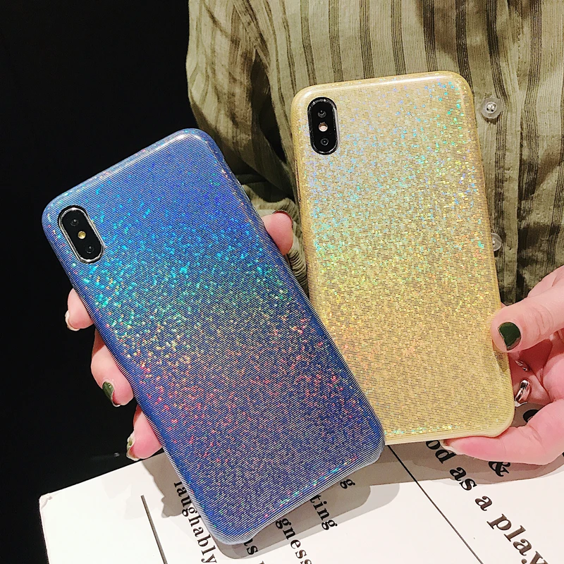 

Gradient Laser Bling Shiny Rainbow Back Cover For Huawei P30 P20 Pro Lite Mate 20 Pro Nova 3 3i 4 Honor V10 Case Glitter Luxury