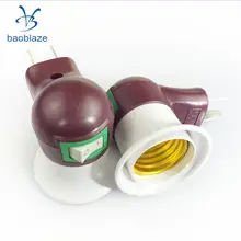 Полезный светодиодный лампочка розеточный разъём E27 в AU US переходник