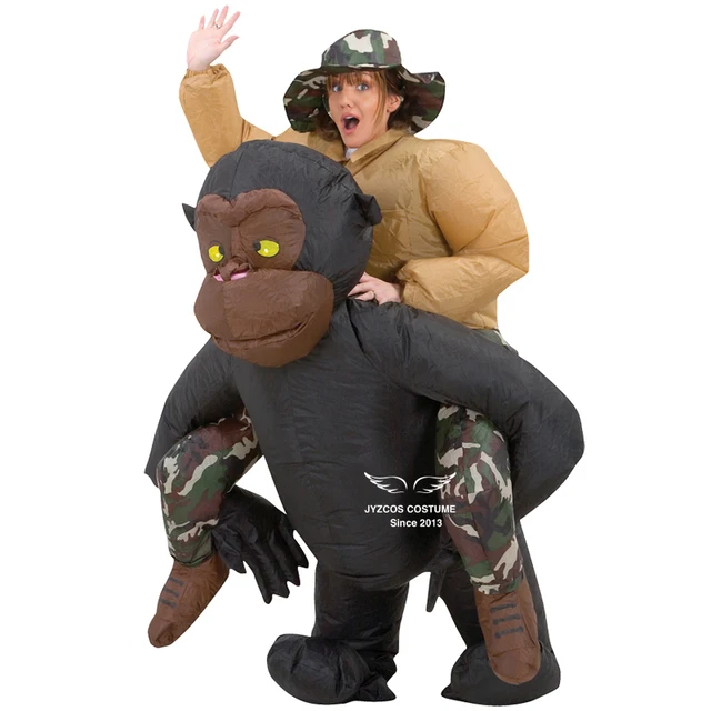 Inflatable Gorilla Costume Animal Themed Halloween Cosplay Costumes