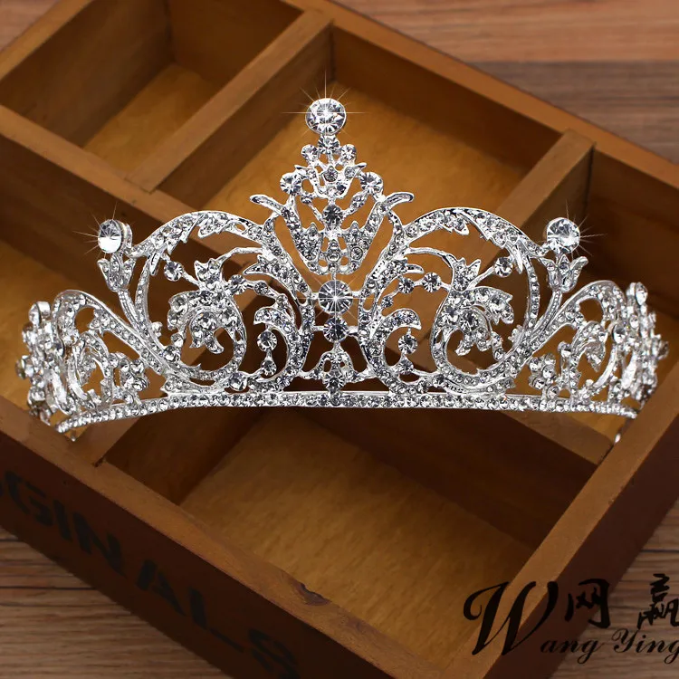 Wedding Accessories Sets Silver Plated African Beads Cheap Crown