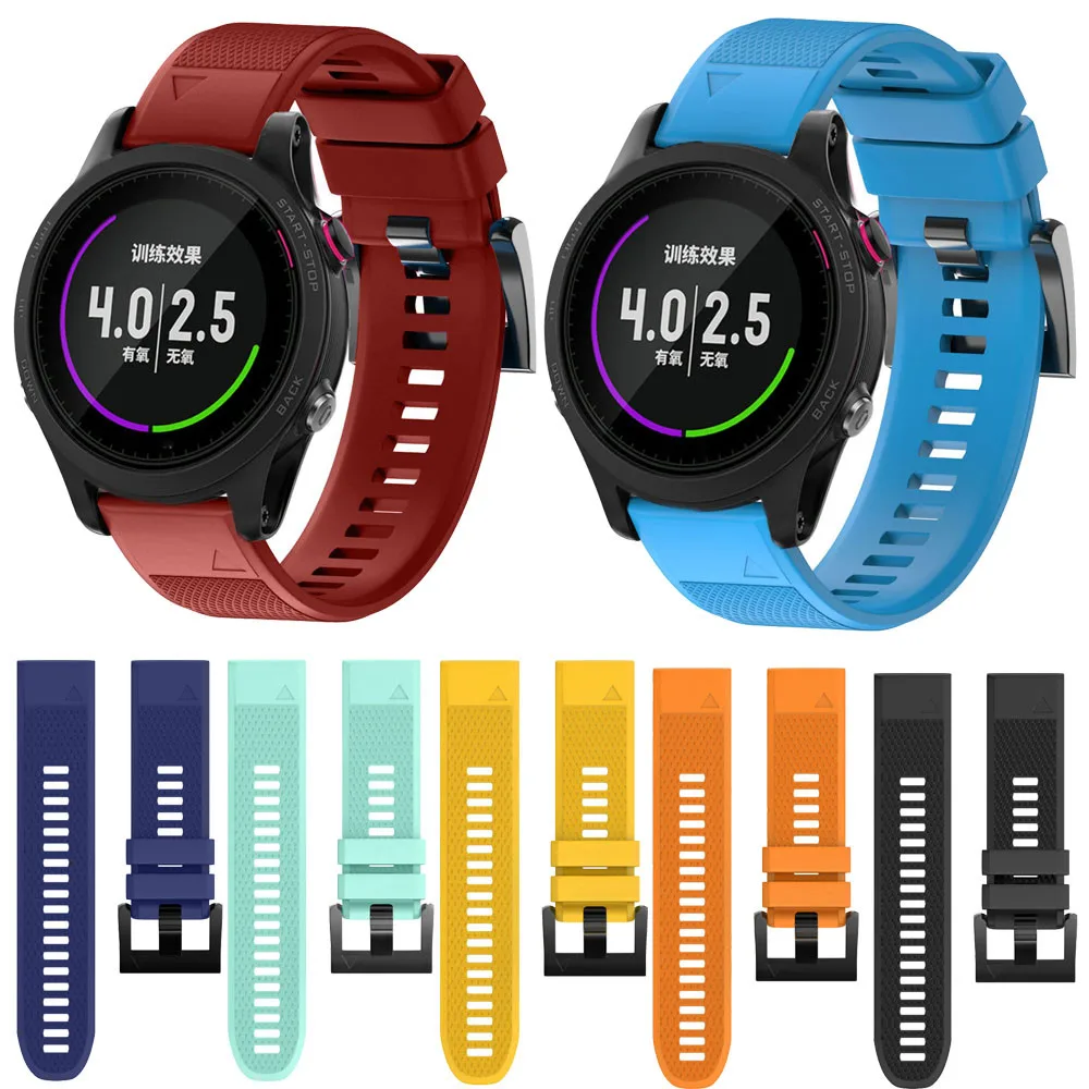 

2018 New Luxury Watch Strap 22mm Replacement Silicagel Quick Release Kit Band Strap For Garmin Forerunner 935 Correas de reloj