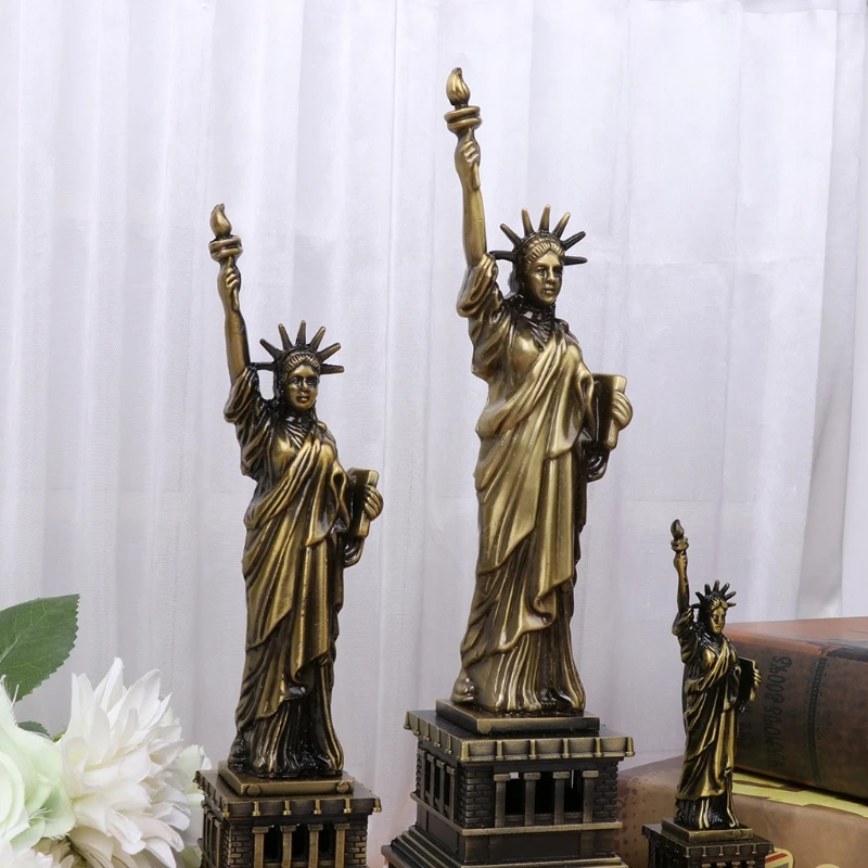 США ориентиры Статуя Свободы металлическая модель украшение стола гаджет ремесло подарок