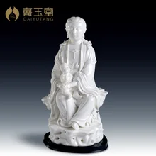 Master Dai Yutang Bai Linlu Yang, China ceramic gift ornaments treasures/12-inch Guanyin D01-007 chalets trendsetting mountain treasures