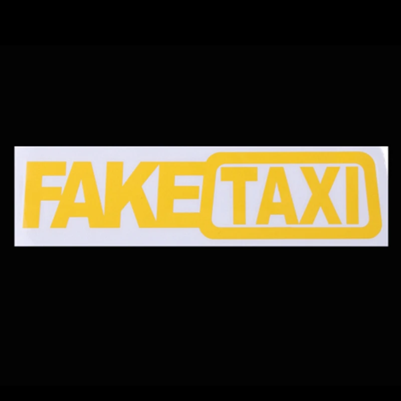 1 Pcs Universal Car Sticker Fake Taxi Race Auto Funny Vinyl Decal 20x5cm Car Styling 1 Pcs Universal Car Sticker Fake Taxi Race Auto Funny Vinyl Decal 20x5cm Car Styling