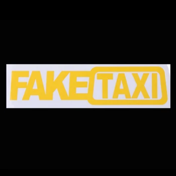 

1 Pcs Universal Car Sticker FAKE TAXI Race Auto Funny Vinyl Decal 20x5cm Car Styling
