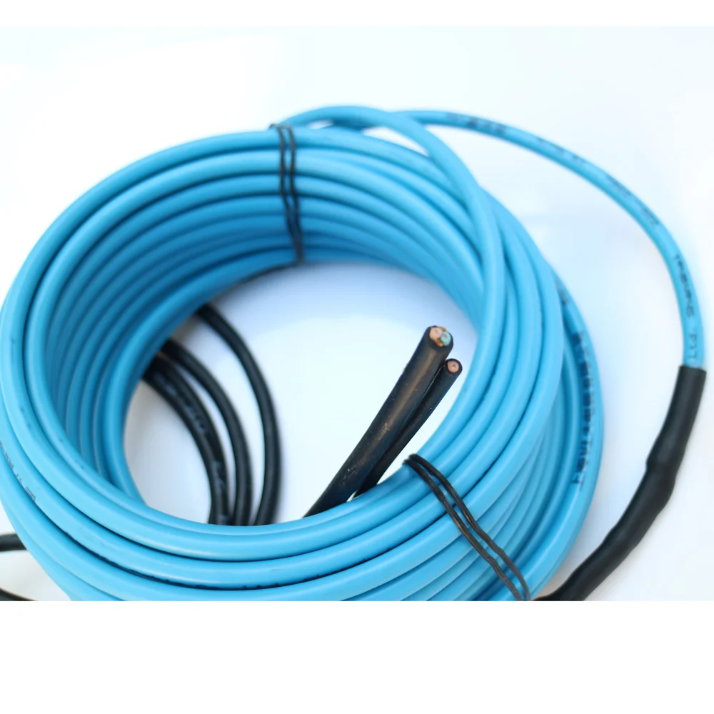 Cables de calefacción eléctricos de un solo Conductor de 18,5 W/M con línea de alimentación para el sistema de calefacción sin defloor Cables de calefacción eléctricos de un solo Conductor de 18,5 W/M con línea de alimentación para el sistema de calefacción sin defloor
