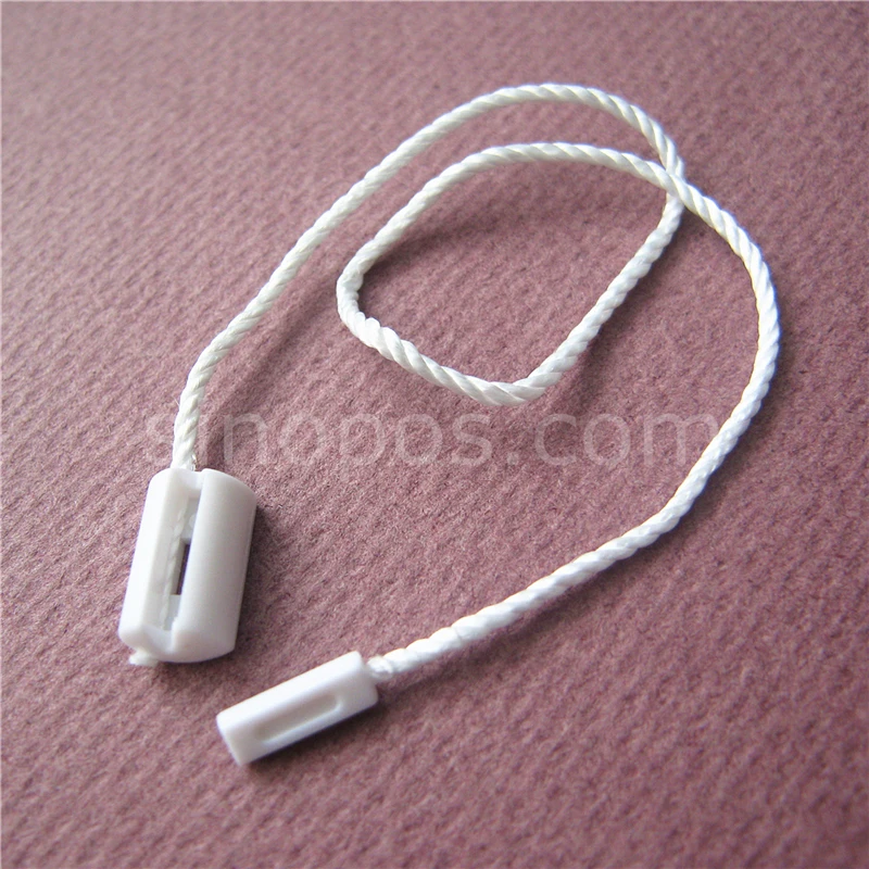 Quality Reusable Hangtag String, apparel price tag seal cord snap