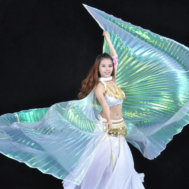  9 Colors Egypt Belly Dance Stage Performance Props Dance Accessories Egyptian Wings  Belly Dance Isis Wings 360 Degree (4)