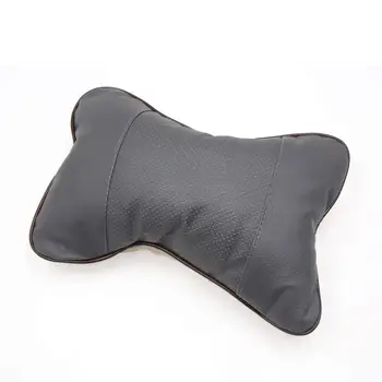 

uxcell Car Auto Seat Head Neck Rest Cushion Pad Travel Headrest Bone Type Pillow Gray