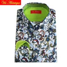 floral paisley shirt men s shirts font b dress b font shirt men cotton shirts tailored