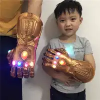 Glowing Infinity Gloves Avengers 4 Cosplay Gloves Clothing Toys Accessories Marvel Accessories Accessories Adult Children'S