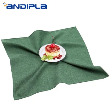 

2pcs Simple Solid Color Cloth Napkins High Grade Western Restaurant Hotel Table Napkin Square Table Mat Tea Towel Tableware Pads