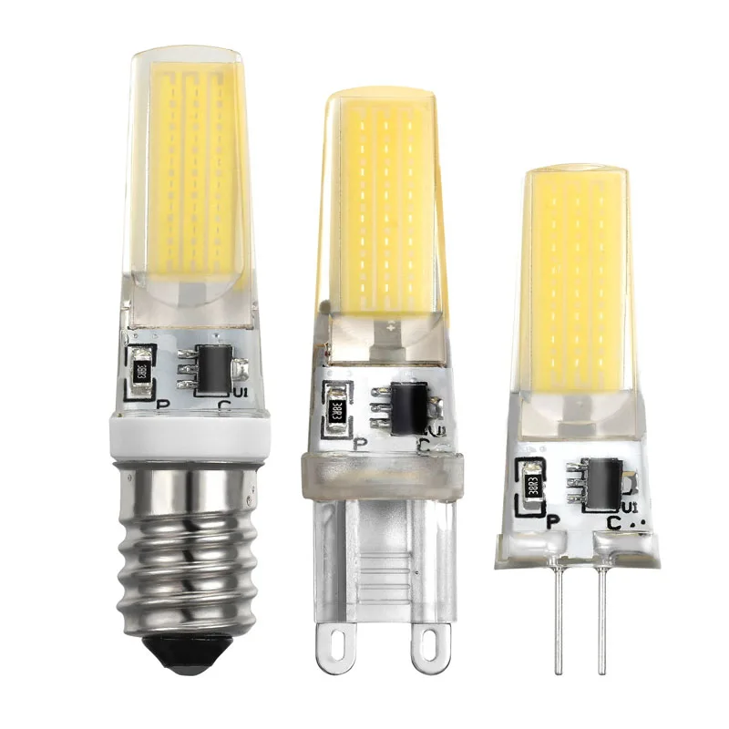 10X LED E14 G4 G9 Lamp Bulb AC 220 230 240 5W COB SMD LED Lighting Lights replace Halogen
