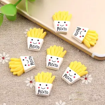 

French Fries Polymer Slime Modeling Clay DIY Kit Accessories Box Toy for Kids 2019