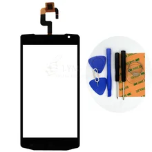 Black TP for Oukitel K10000 5.5″ Touch Screen Digitizer Front Glass Panel Sensor No LCD Phone Replace Part Free Shipping+Tools