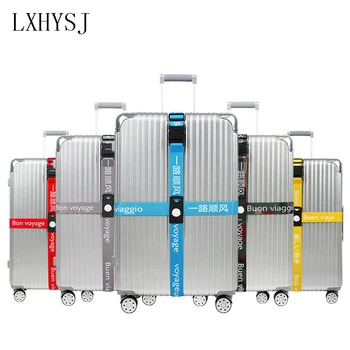 

Elastic force Adjustable Luggage straps Detachable Cross baggage belt Polyester Suitcase Packing belt Travel accessories