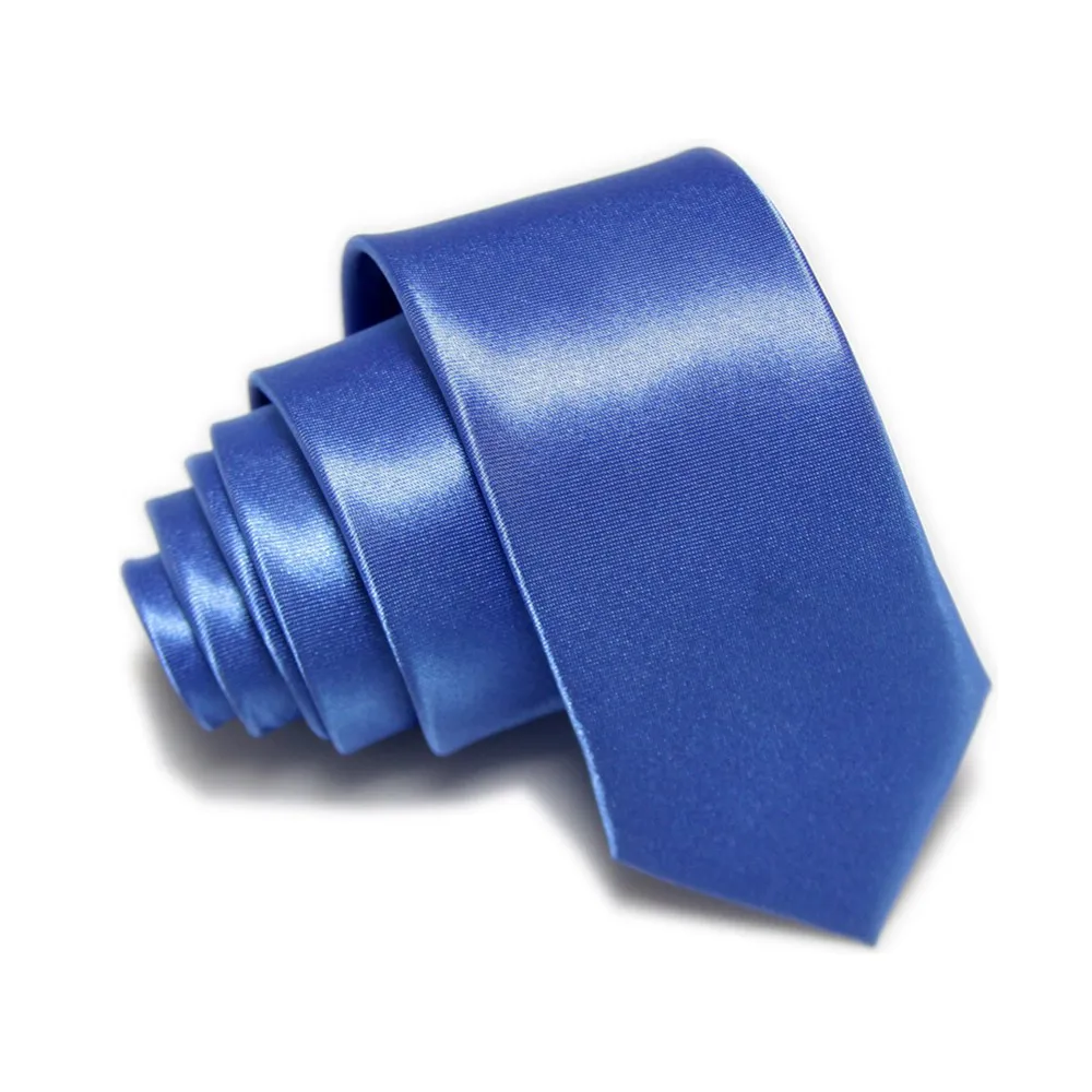 Солидный узкий галстук-бабочка для мужчин, Модный Бирюзовый синий полиэстеровый галстук gravata corbatas - Цвет: Light Navy