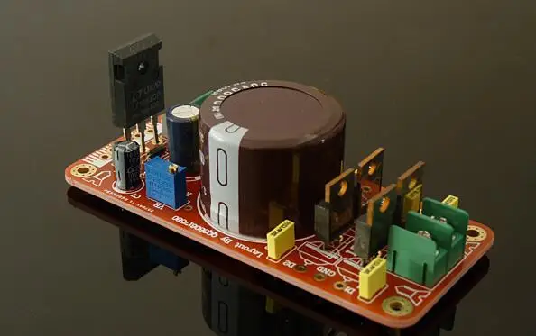 (Только печатной платы) WZ 12 LT1083CP (LM317/LT1086) высокой точности ток регулируется