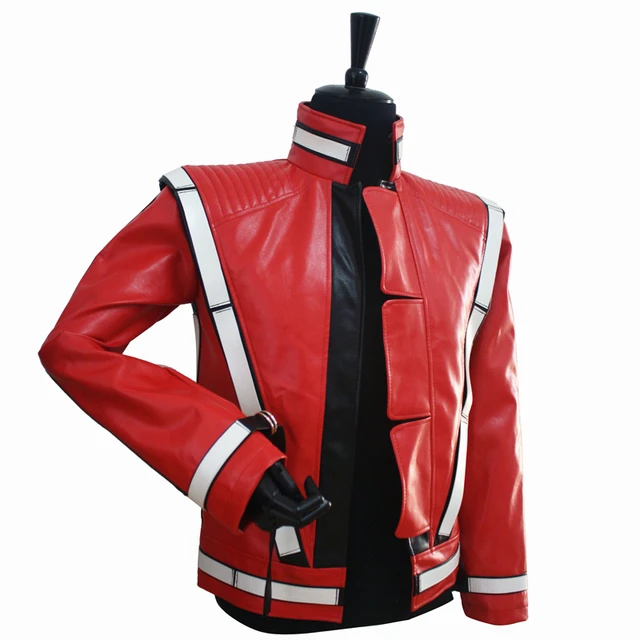 Michael Jackson Punk Red Thriller Jacket Mj Casual Tailor Made