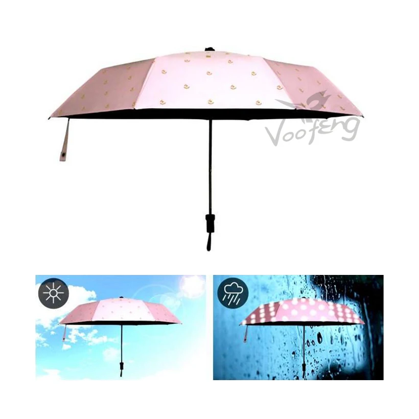 

New style colour Printed stars reflective umbrella for travel safe free shipping