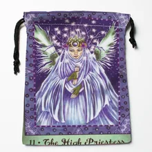 Best Tarot Drawstring Bags Custom Storage Printed Receive Bag Compression Type Bags Size 18X22cm Storage Bags