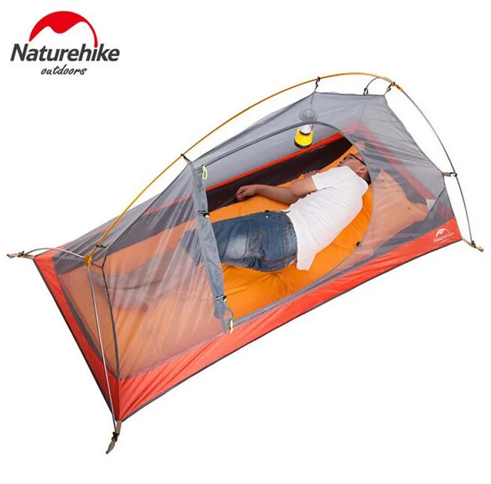 Палатка Naturehike туристическая Ультралегкая на 1 2 человек Всесезонная двухслойная