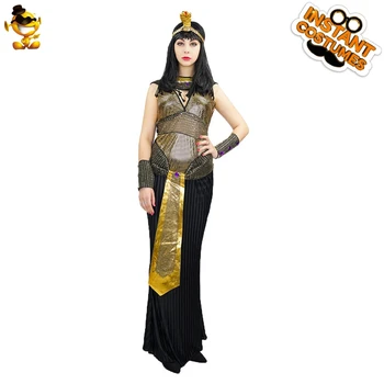 

DSPLAY Noble Lady Cleopatra Goddess Costume Women Carnival Roleplay Exotic Aphrodite Fancy Dress Sexy Egyptian Queen Outfits