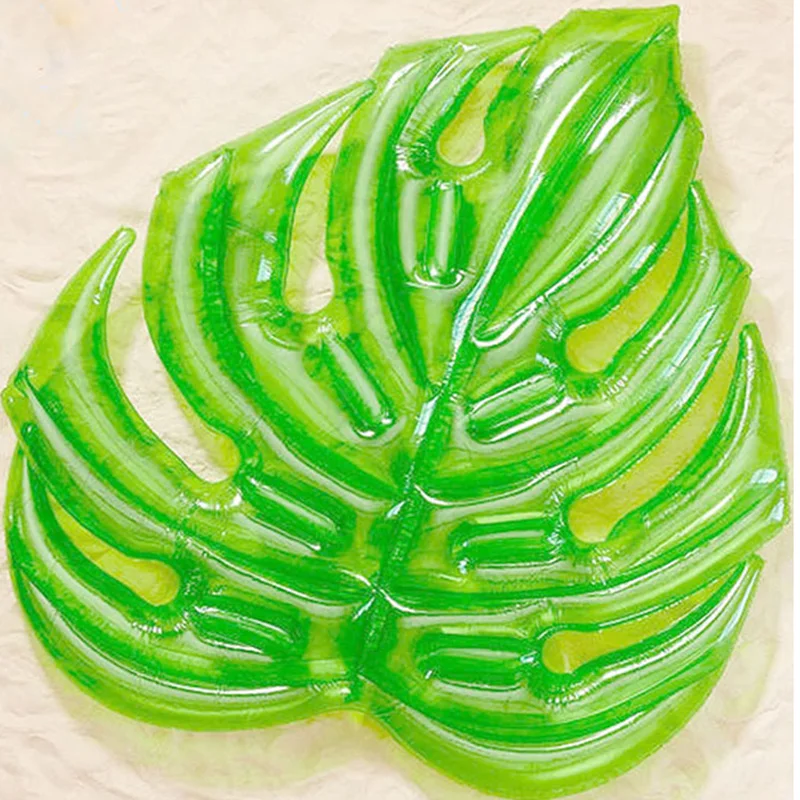

180*160cm Giant Inflatable Green Leaf Pool Raft Lounge Foliage Floats Water Toys Ride-On Swimming Ring For Adult Children Party